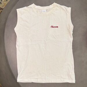 White Muscle T-Shirt